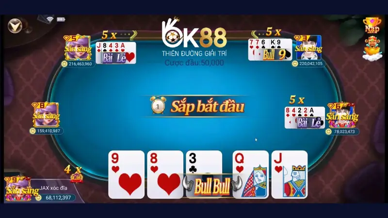 Tay bài trong ngầu hầm